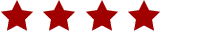 four-stars-red-coloured Red coloured four stars